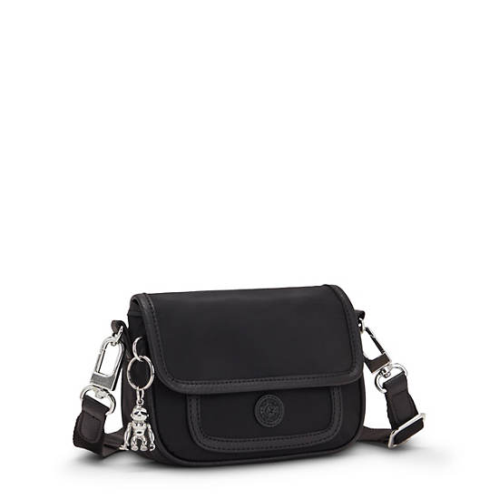 Kipling Inaki Small Crossbody Bag Handbag Paka Black | CA 1274BE